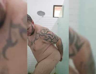 Jimbob Soapy Shower Dildo Riding