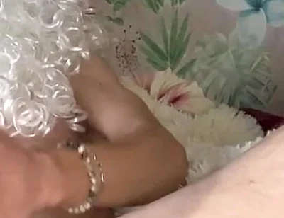 Teen Santa Jerks off and Cum Profusely