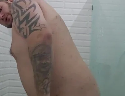 Jimbob Soapy Shower Dildo Riding