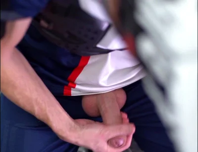 Playing with Jordan Retro Iv Sneakers and Cumming Inside