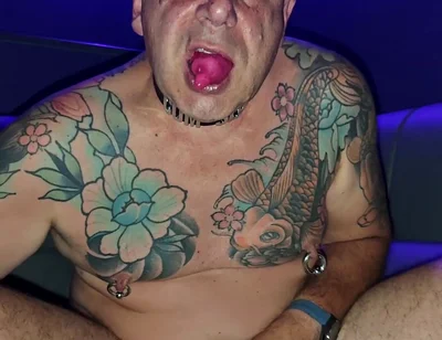 Fun with Filled User Condom in Gay Porn Cinema