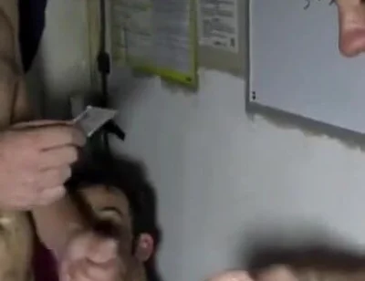 Sex humliation with tiwnk fuckd by big cock in sauna