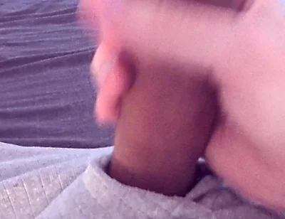 Watching Porn Leads to Noisy Cumshot After Quick Horny Wank