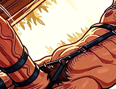 Kinky Gay Men in Harness