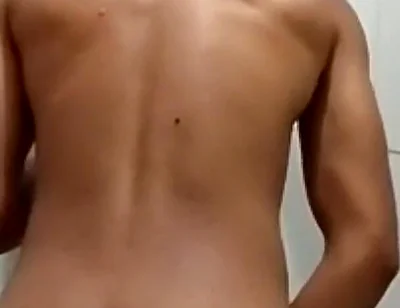 Pole rubbing in the bathroom