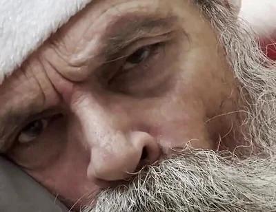 Grandpa Santa Bear Worships Cock