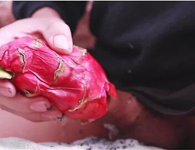 I Was So Horny I Used A Dragon Fruit To Jerk Off And Then Took A Long Piss