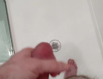 Jerking It in the Hotel Shower Stall