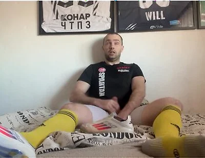 Wank And Cum In Soccer Socks And Cleats
