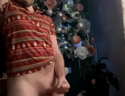 Christmas Time, Mistletoe and Cock