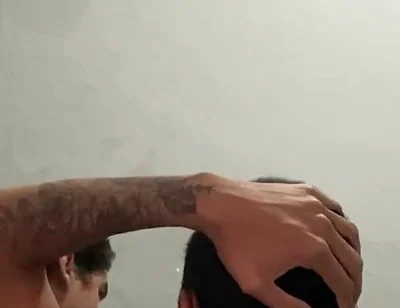 Two Naughty Young Men Making Out and Showing on the Webcam