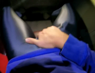 I Cum in Supertight Leggings on the Bus Getting Back From Training