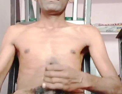 Rajesh Playboy 993 Naked Sat on the Floor Masturbating Big Cock and Cumming on the Feet