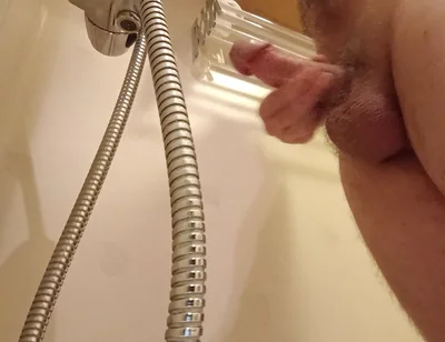 December Bathroom Cumshot