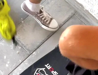 He Noticed a Guy He Saw on a Gay App, and Asked Him to Have Sex Right Then and There. He Fucked a Skateboarder on a Fire Escape