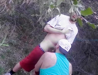 Straight Masculine Hairy Anon Cum Dump Slut Cub Bear Cruising in the Forest Sucked My Cum Out