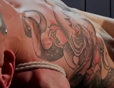 Nicky Tape Gagged and Rope Bondage