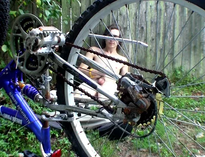 Outdoor jerking with str8 Sean