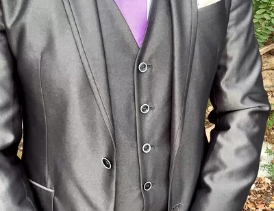 Public Outdoor Masturbation in a Shiny Suit