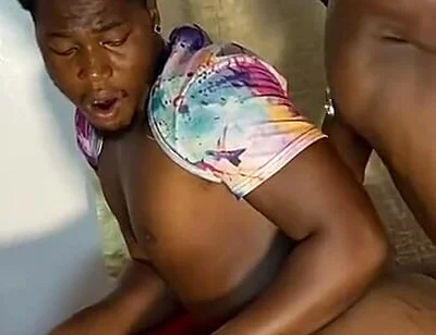 Two Friends Gangbang Me and Give Me a Cum Shower