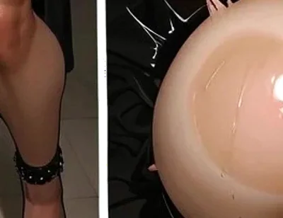 The Slutty Femboy Had Her Ass Fucked by Her Stepfather's Huge Black Cock, in Her Mother's Bed.