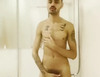 Jacking off Until I Cum in the Shower