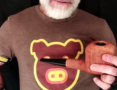 Huge Pipe Smoking Dad