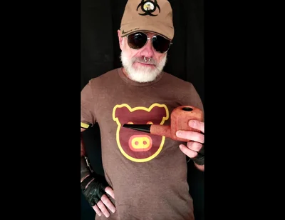 Huge Pipe Smoking Man