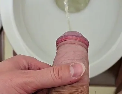 This Is How Hard It Is to Pee with a Hard Dick After an Orgasm