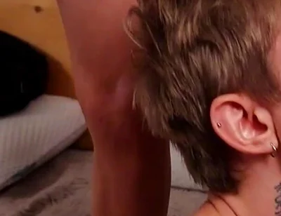 Friend Offer to Fuck Cute Stepbrother, Two Guys with Big Cocks Fuck Cute Guy's Tight Asshole
