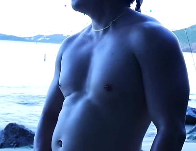 Morning Waves & Muscle Craves: Oceanfront Strip Tease