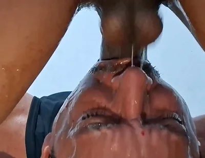 Wild Blowjob, Headfirst, with a Straight Guy