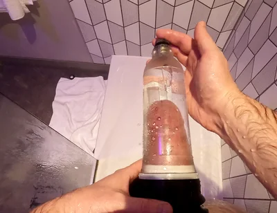 POV Morning Cock Pump with a Big Bear Body