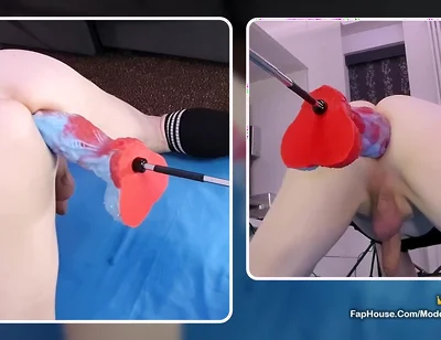 Mike Essex Tries an Impossible Dragon Dildo