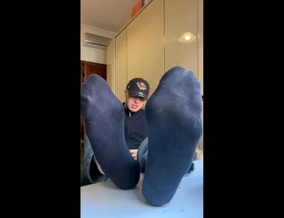 Rich Man's Feet in Motion