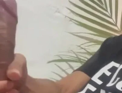 Young Man Enjoying a Rich Handjob