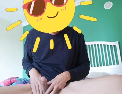 Hot Guy Gets up, Undresses, Ass Fingers Himself, Jerks off and Cums.