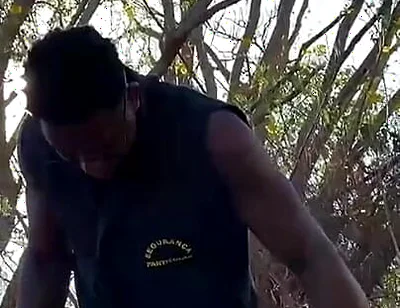 Vigilante Humiliating the Worker