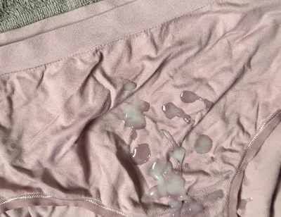Cum on Wife’s Panties 8