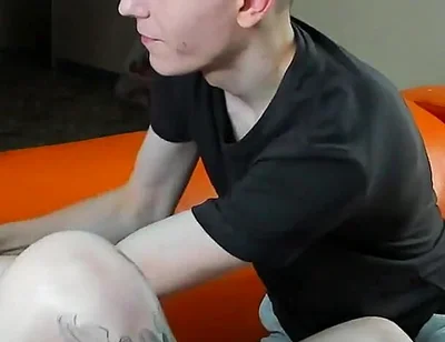 His Cock Is Bound to Get Hard as He Tenses It up!