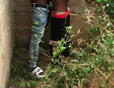 Risky Outdoor Sex These Boys Were Nearly Caught by Security Officers While Film but the Finally Escape From the Police