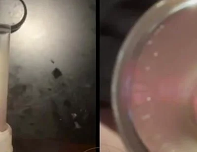 Pissing in a Fleshlight Helped by a Friend POV