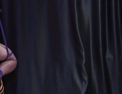 Nicky Bondage Session on the Pole