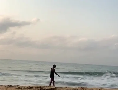 Still on Beach Having Good Time Alone