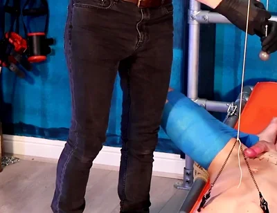 Slave Rossy Is Bound and Suffers for a Ruined Orgasm (4k)