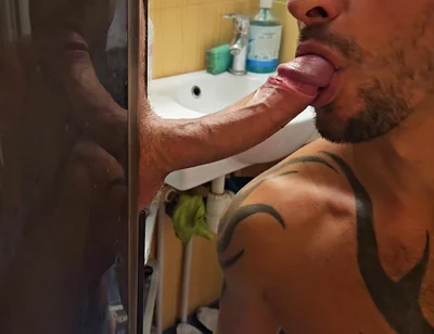 Sucked in the Shower