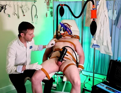 Annual Cum Extraction for the Chastity Slave in the Clinic