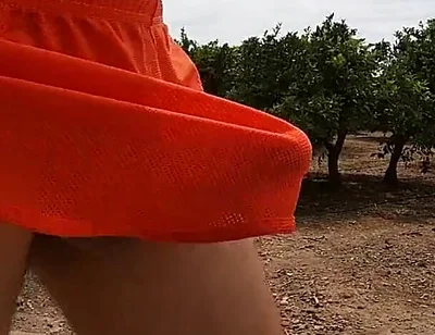 My Cock Manages to Stick Out of My Short Shorts, People See It