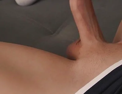 Straight Stepdaddy Squeezes Thick Cock, Intense Masturbation with Loud Moans & Hard Orgasm