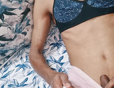 Sissy Crossdresser Stealing and Cumming in Mommy's Silk Satin Panties